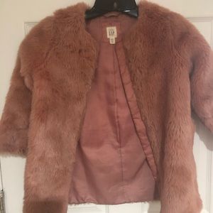 Faux fur coat